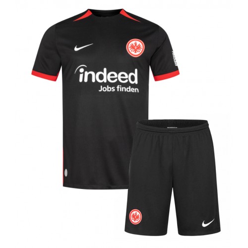 Dětský fotbalový dres Eintracht Frankfurt 2024-25 Venkovní Krátký Rukáv (+ trenýrky)